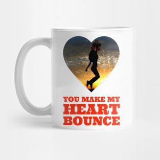 You Make My Heart Bounce, Valentine, Mug